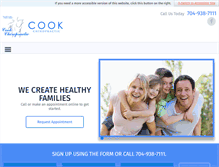 Tablet Screenshot of cookclinic.com